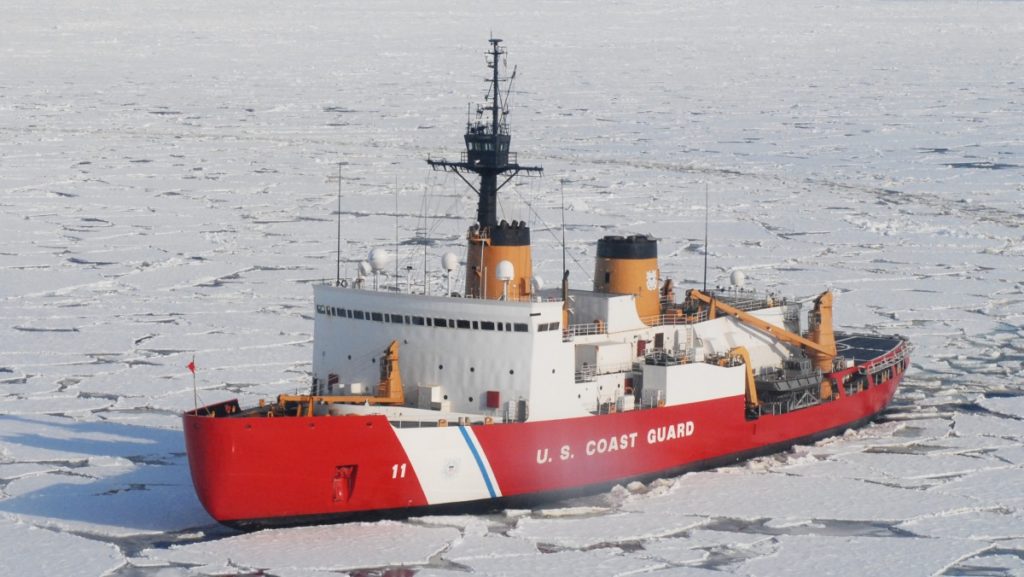 Jeden z lodołamaczy należący do U.S. Coast Guard. / Zdjęcie: U.S. Coast Guard