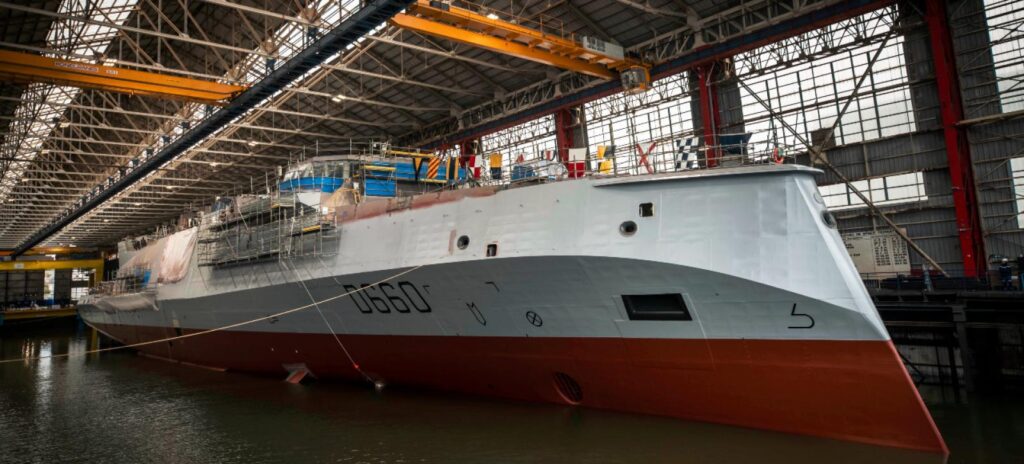 Fregata obronno-interwencyjną (FDI) Amiral Ronarc'h zbudowana przez Naval Group. / Zdjęcie: Naval Group