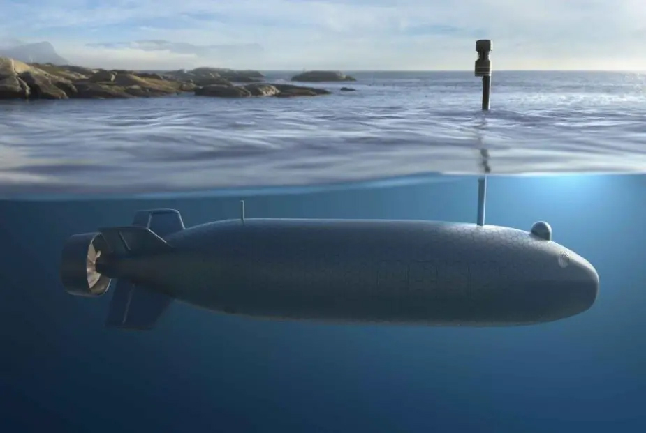 Wizja artystyczna przyszłego bezzałogowego bojowego pojazdu podwodnego. / Zdjęcie: Naval Group