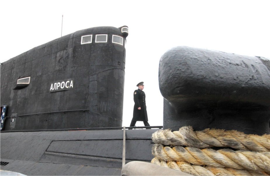 Rosyjski okręt podwodny projektu 877 Alrosa. / Zdjęcie: Marynarka Wojenna Rosji, lena