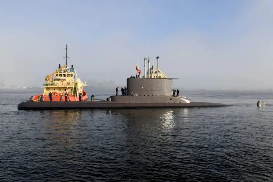 Kolumbijska marynarka wojenna posiada okręt podwodny Typ 209 Pijao. / Zdjęcie: DVD