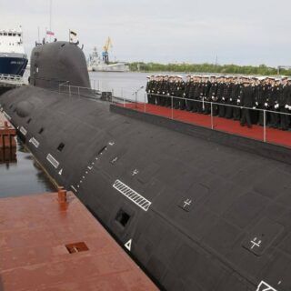 Rosyjski okręt podwodny typu Yasen Siewierodwińsk. / Zdjęcie: Agencja Tass