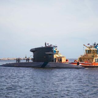Okręt podwodny typu Royal Netherlands Navy Walrus Dolfijn na Florydzie. / Zdjęcie: Departament Obrony USA