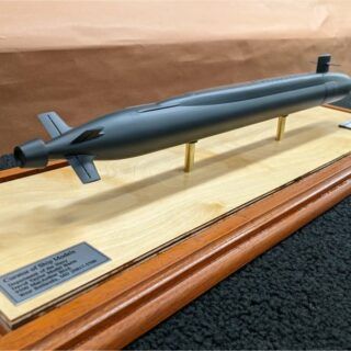 Model przyszłego okrętu podwodnego typu Columbia USS District of Columbia. / Zdjęcie: US Navy
