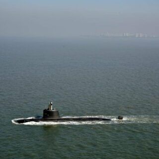 Okręt podwodny typu Scorpene INS Vagir. / Zdjęcie: Indyjskie Ministerstwo Obrony