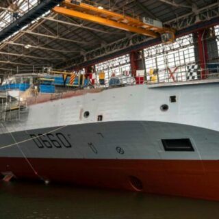 Fregata obronno-interwencyjną (FDI) Amiral Ronarc'h zbudowana przez Naval Group. / Zdjęcie: Naval Group