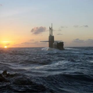 Atomowy okręt podwodny USS Michigan typu Ohio. / Zdjęcie: Departament Obrony Stanów Zjednoczonych