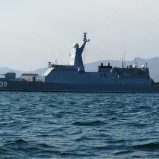 Korweta przeciw okrętom podwodnym rosyjskiego projektu 20380 Aldar Tsydenzhapov. / Zdjęcie: anna-news