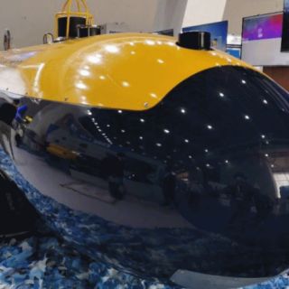 Bezzałogowy pojazd podwodny Haishen 6000, zaprezentowany na Airshow China 2022, Zuhai. / Zdjęcie: weibo
