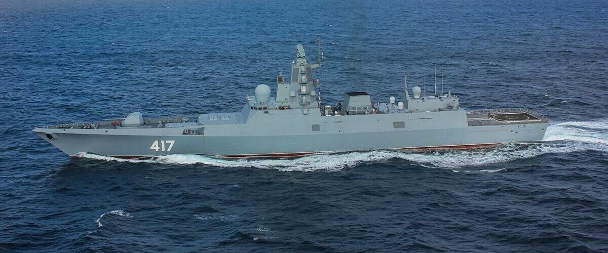 Rosyjsko-chińsko-południowoafrykańskie manewry morskie, w którym weźmie udział fregata Admirał Gorszkow odbędą się w dniach 17-27 lutego 2023 / Zdjęcie: Marynarka Wojenna Rosji