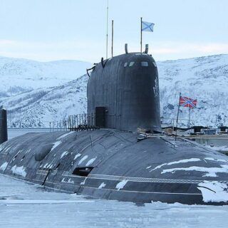 Atomowy okręt podwodny K-560 Siewierodwińsk. / Zdjęcie: mil.ru