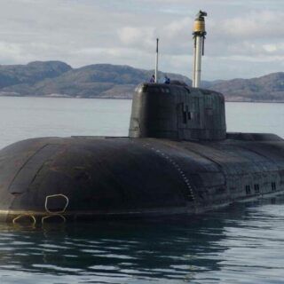 Atomowy okręt podwodny „Smoleńsk” typu Antiej. / Zdjęcie: www.sdelanounas.ru