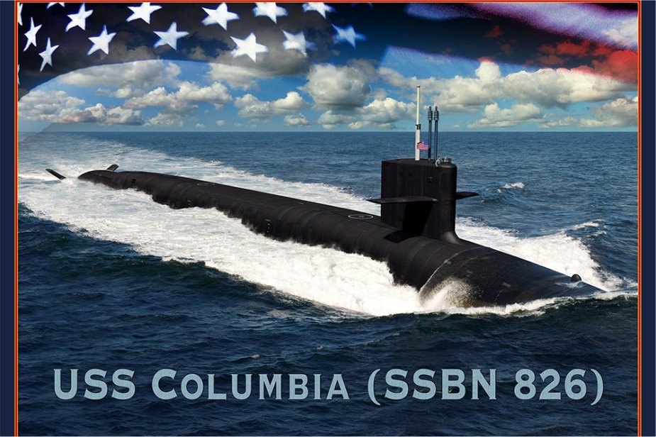 
Przyszły okręt podwodny typu Columbia USS Columbia. / Zdjęcie: US Navy