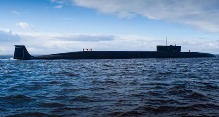 Atomowy okret podwodny K 329 Bielgorod. / Zdjęcie: Pravda Report YouTube