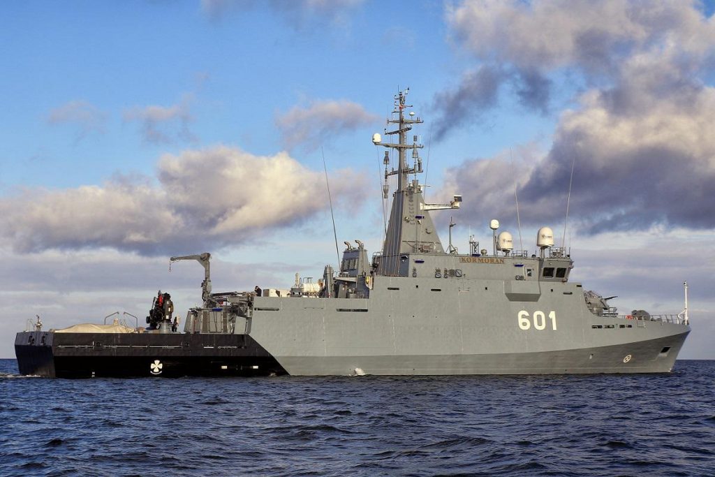 Niszczyciel min ORP Kormoran. / Zdjęcie: 8 Flotylli Obrony Wybrzeża