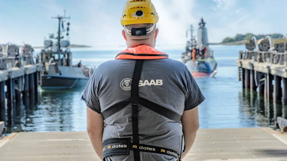 Saab podpisał kontrakt ze Szwedzką Administracją Materiałów Obronnych (FMV) na modernizację trzeciego okrętu podwodnego typu Gotland, HMS Halland. / Zdjęcier: Saab