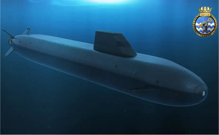 Wizja artystyczna przyszłego okrętu podwodnego dla Royal Navy typu Dreadnought. / Grafika BAE Systems