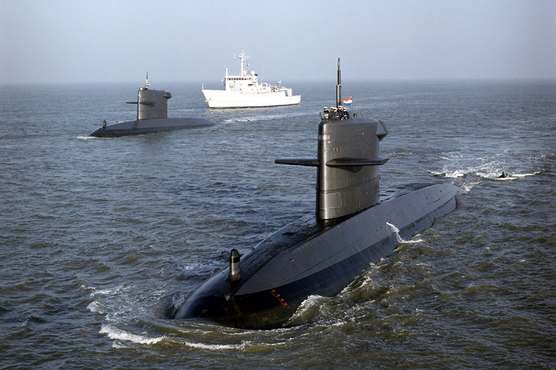 Dwa holenderskie okręty podwodne typu Walrus. / Zdjęcie:  Królewska holenderska marynarka wojenna / Koninklijke Marine