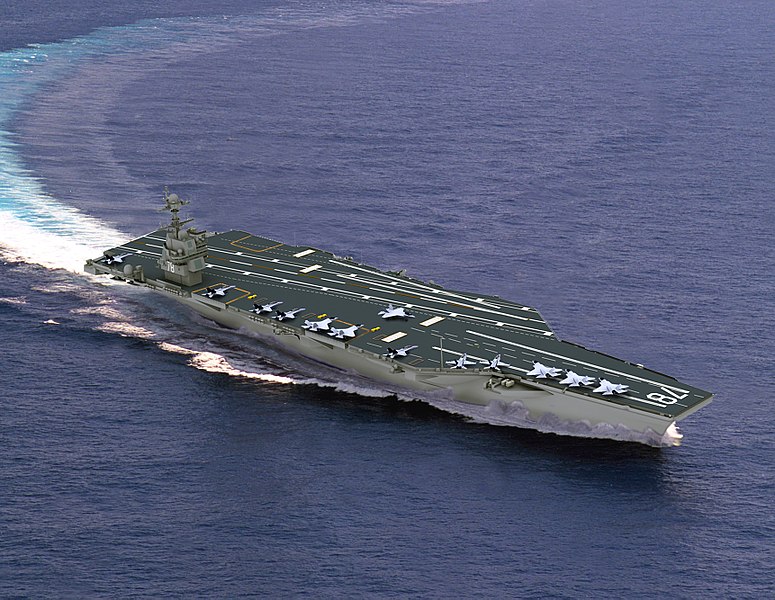 Lotniskowce typu Gerald R. Ford. / Zdjęcie: US Navy