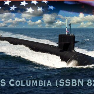 Przyszły okręt podwodny typu Columbia USS Columbia. / Zdjęcie: US Navy
