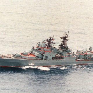 Niszczyciel okrętów podwodnych Wikipedia Admirał Pantielejew. / Zdjęcie: wikipedia.pl