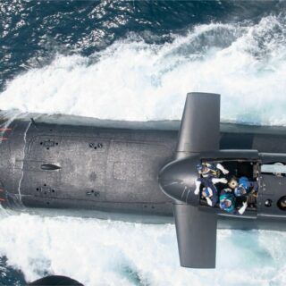 Chilijski okręt podwodny typu Scorpene. / Zdjęcie: US Navy
