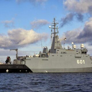 Niszczyciel min ORP Kormoran. / Zdjęcie: 8 Flotylli Obrony Wybrzeża