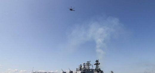 Niszczyciel typu Udaloy Severomorsk. / Zdjęcie: Tass