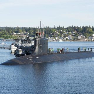Atomowy okręt podwodny USS Connecticut / Zdjęcie: Getty Images, fot: Smith Collection/Gado