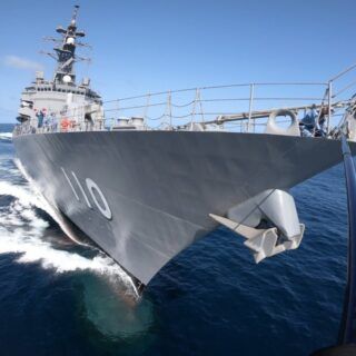 Niszczyciel typu Takanami JS Takanami. / Zdjęcie: Departament Obrony USA