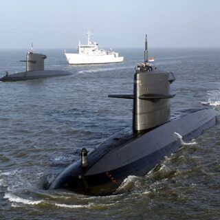 Dwa holenderskie okręty podwodne typu Walrus. / Zdjęcie: Królewska holenderska marynarka wojenna / Koninklijke Marine