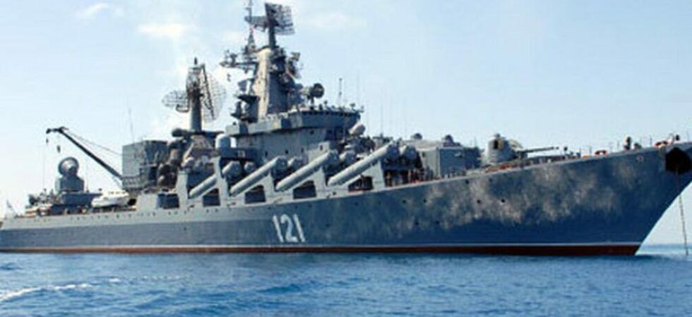 Krążownik rakietowy Moskwa.