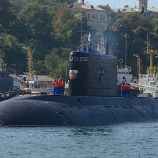 Rosyjski okręt podwodny Krasnodar. / Zdjęcie: mil.ru