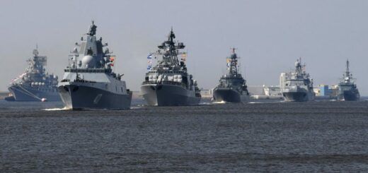 Rosyjskie okręty wojenne. / Zdjęcie: Agencja AFP