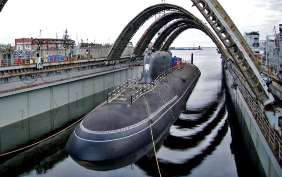 Rosyjski okręt podwodny typu Jasień M Krasnojarsk. / Zdjęcie: m.103news