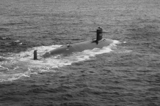 USS Thresher – zdjęcie wykonane podczas rejsu 30 kwietnia 1961 r. / Zdjęcie :US Navy / JL Snell