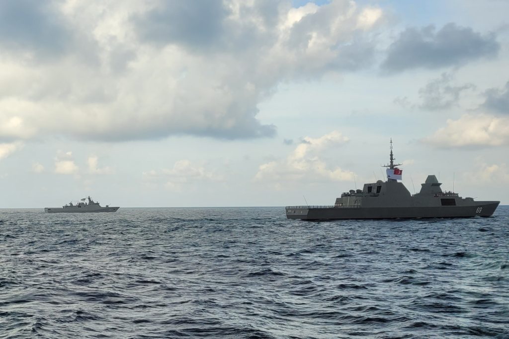 Okręty wojenne RSN i TNI-AL. / Zdjęcie: Marynarka Wojenna Republiki Singapuru