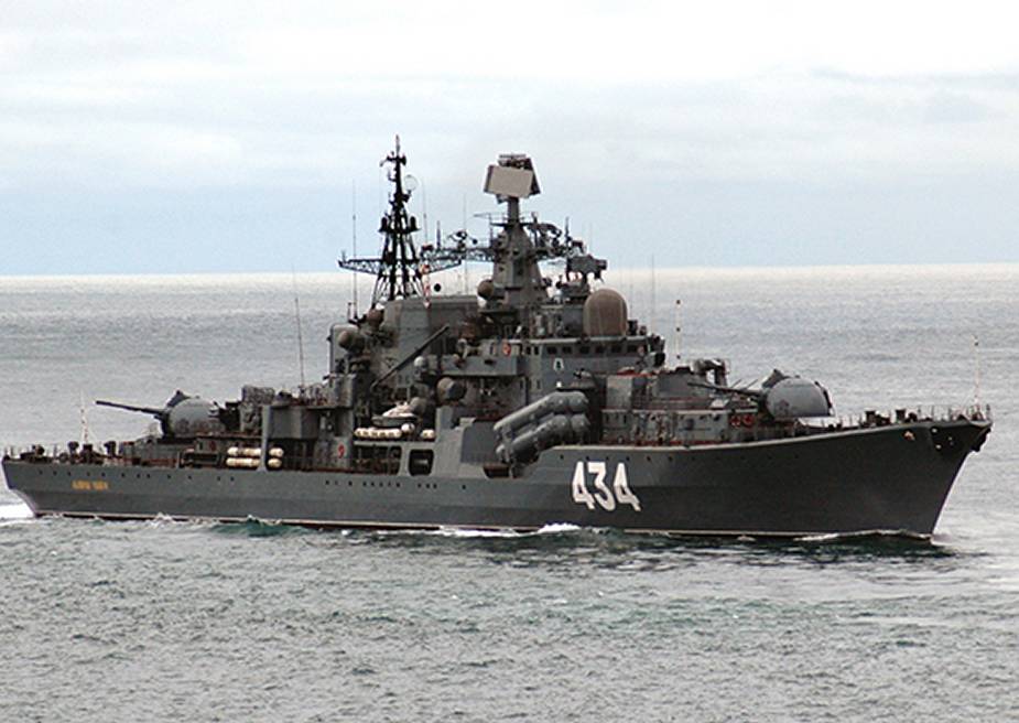 Niszczyciel Admirał Uszakow projektu 956. / Zdjęcie: Ministerstwo Obrony Rosji