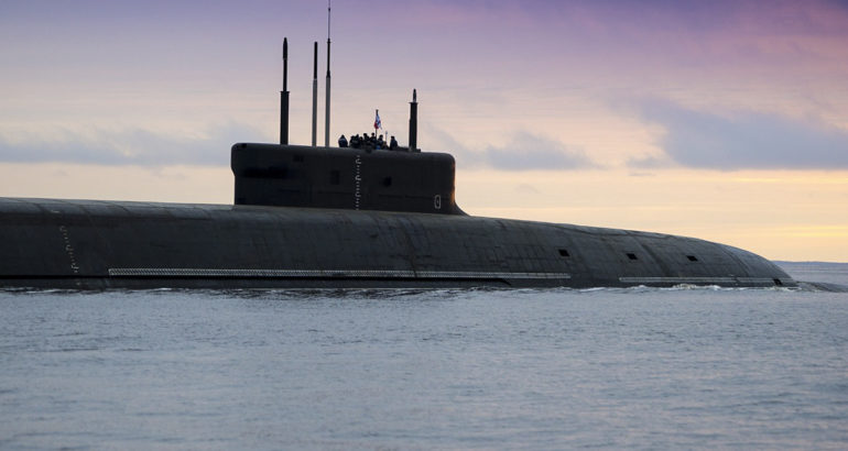 Atomowy okręt podwodny Project 955A Borei-A SSBN Knyaz Vladimir. / Zdjęcie: Marynarka Wojenna Rosji