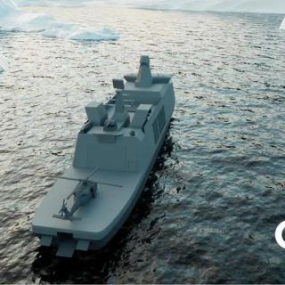 Artystyczna wizja przyszłego projektu fregaty arktycznej. / Zdjęcie: OSK Design