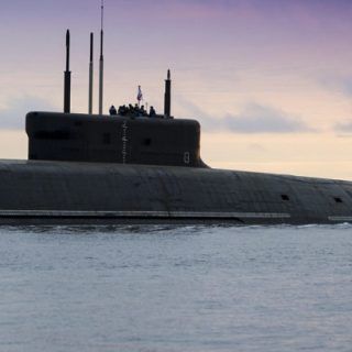 Atomowy okręt podwodny Project 955A Borei-A SSBN Knyaz Vladimir. / Zdjęcie: Marynarka Wojenna Rosji