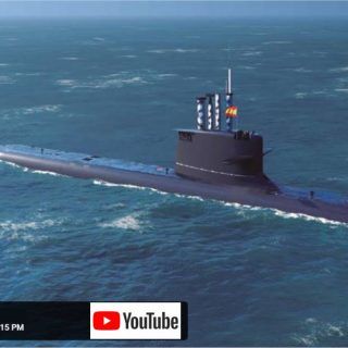Nowy hiszpański nowy okręt podwodny S-81 Isaac Peral.