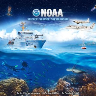 Grafika prezentująca źródła danych NOAA / Credits - NOAA