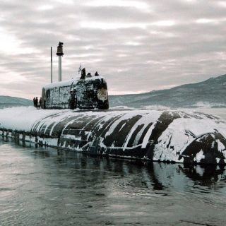 Atomowy okręt podwodny project 949A Antey/Oscar II class SSGN Omsk (K-186). / Zdjęcie: old.reddit.com