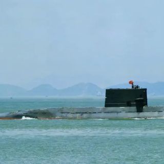 Chiński okręt podwodny typu Yuan Typ 039. / Zdjęcie: Twitter