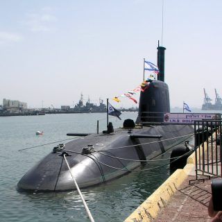 Izraelskie okręt podwodny INS Dolphin. / Zdjęcie: commons.wikimedia.org