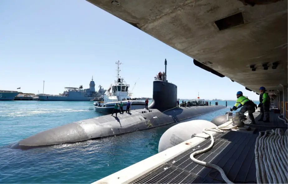 Okręt podwodny typu Virginia USS Mississippi w Fleet Base West, Rockingham, Australia Zachodnia.  / Zdjęcie: Departament Obrony Stanów Zjednoczonych