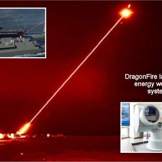 System laserowej broni kierowanej DragonFire. / Zdjęcie: brytyjskie Ministerstwo Obrony