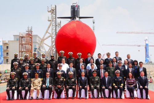 Budowa okrętów podwodnych dla Pakistanu ma spore opóźnienie. Hangor został oddany cztery lata po pierwotnym terminie. / Zdjęcie: Pākistān Bahrí'a